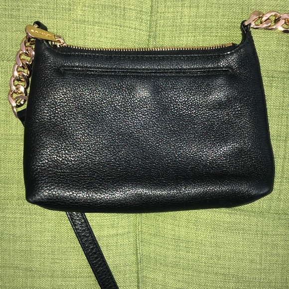 Auth. Michael Kors Studded Leather Crossbody - Picture 4 of 8